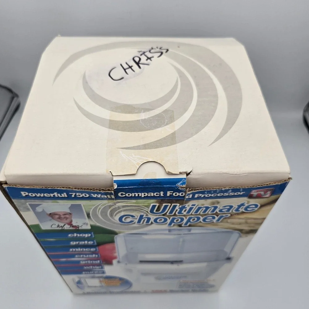 Ultimate Chopper Food Processor CH-1 White New Open Box
